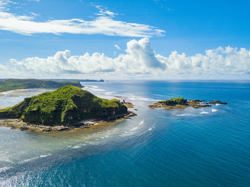 Lombok island shores