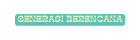 GENERASI BERENCANA